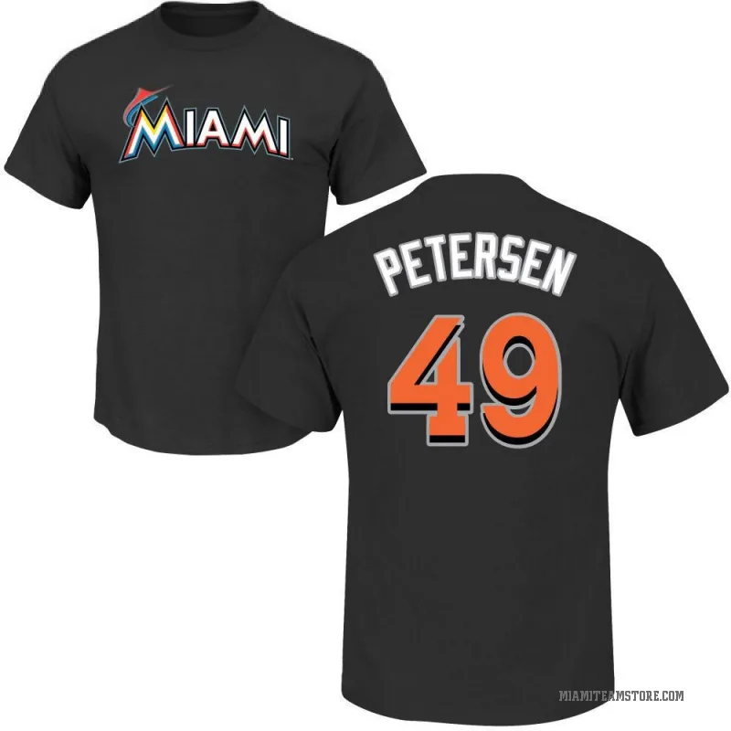 Michael Petersen Youth Black Miami Marlins Roster T-Shirt -